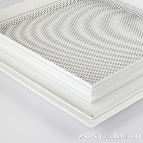 Removable Core Perforated Plate Diffusers for Air Intake